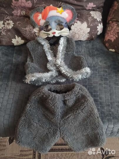 Продам костюм мышки 5,6 лет. На рост 116