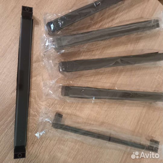 Мебельные ручки на шкаф черные