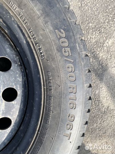 Колеса в сборе r16 зимние 5 114.3