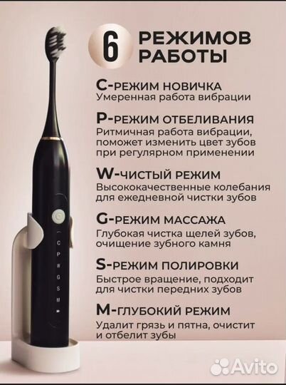 Новая электрическая Зубная щетка
