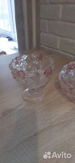 Ваза хрустальная