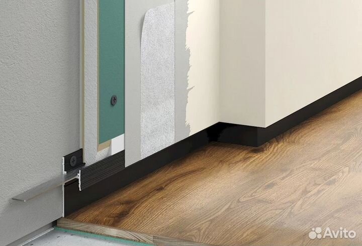 Теневой плинтус Light под подсветку