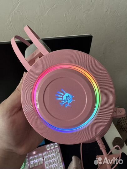 Наушники A4Tech Bloody G521 Pink