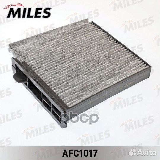 Фильтр салона nissan tiida 07- угольный AFC1017