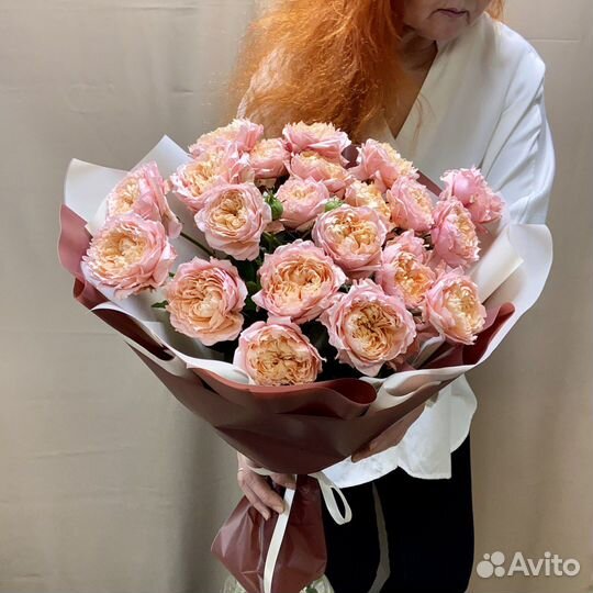 Кустовые розы пионовидные Джульетта