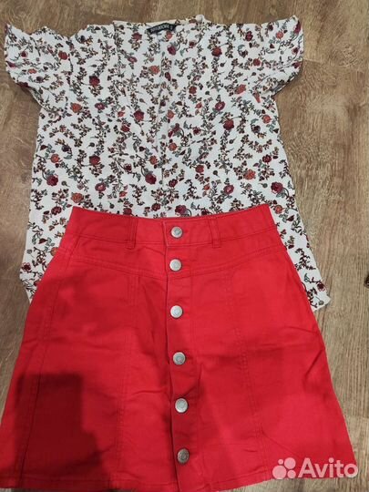 Джинсовая юбка