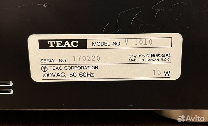 Дека кассетная Teac V-1010