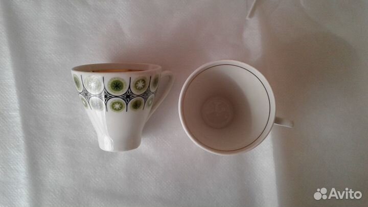 Кофейный сервиз, немецкий фарфор из гдр