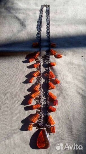 Старинные янтарные бусы, СССР