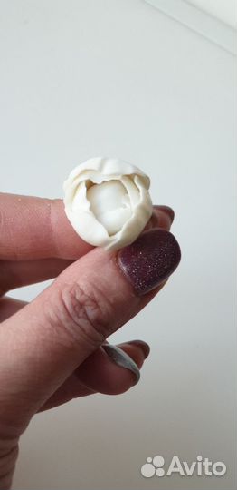 Серебряное кольцо женское кольцо из фарфора белое