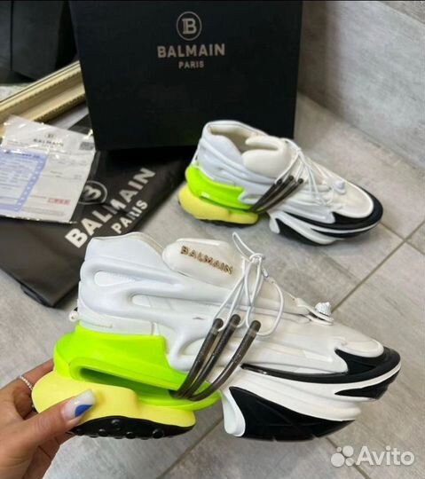 Кроссовки Balmain Premium натуральная кожа 36-40