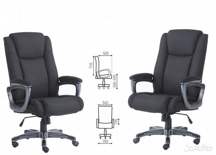 Офисное кресло компьютерное до 180 кг Solid HD-005