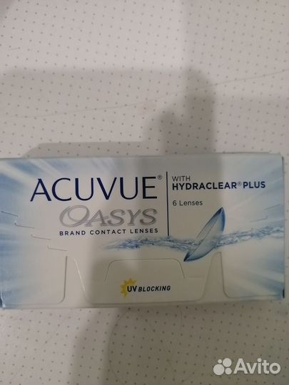 Линзы контактные acuvue oasys (2,5) двухнедельные