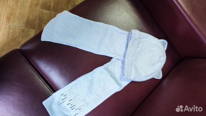 Комплект шапка и шарф для девочки Италия