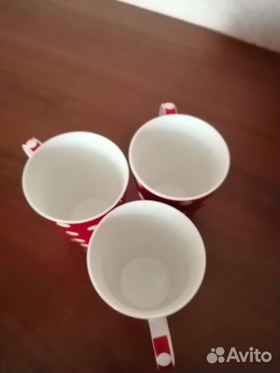 Кружка фарфор, Китай, 3шт,новые