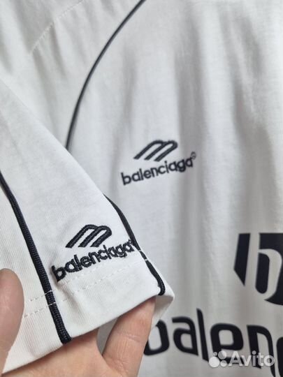 Футболка Balenciaga soccer стильная (топ 2025)
