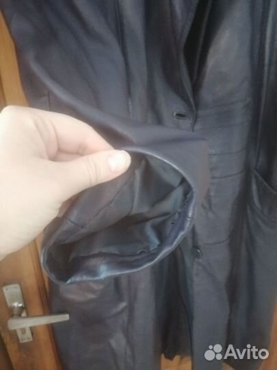 Кожаный плащ женский натуральная кожа