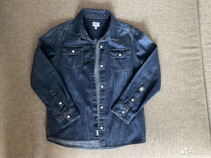 Рубашка джинсовая Pepe jeans London 140 бу