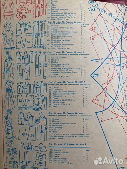 Журнал с выкройками СССР «Модели детской одежды»