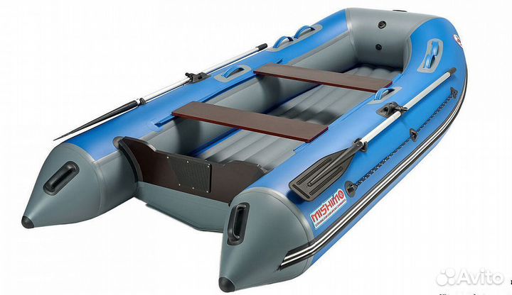 Лодка mishimo PRO 370 Сине-серый