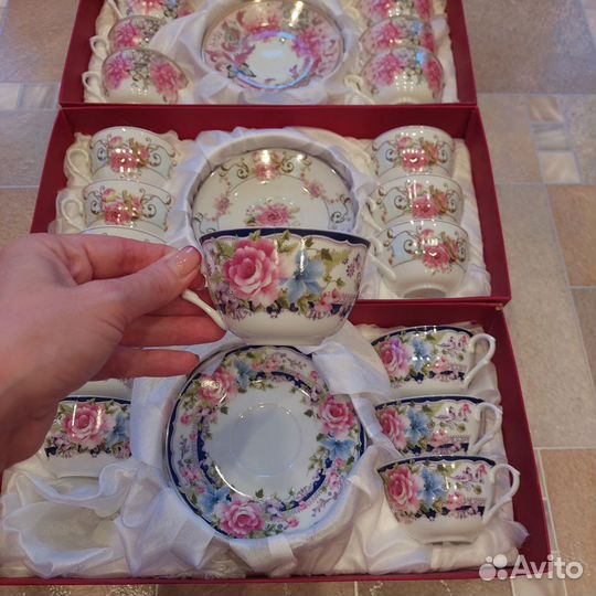 Кофейный сервиз новый фарфор