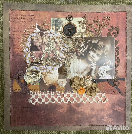 Страничка для вашего фото скрап