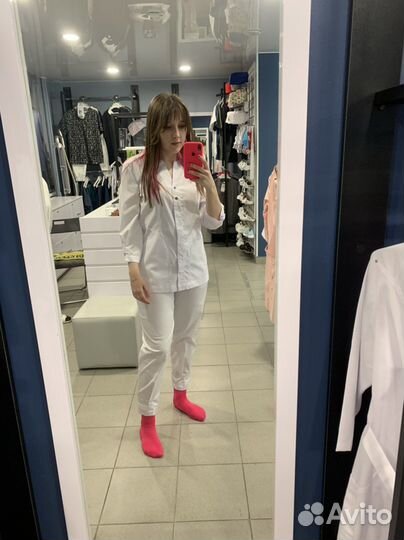 Медицинский костюм, костюм для косметолога 44