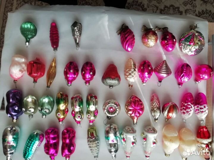 Елочные игрушки СССР