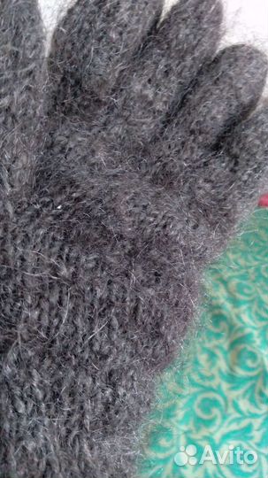 Супер- пуховые мужские перчатки и женские варежки