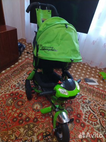 Детский трехколесный велосипед lamborghini