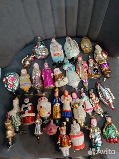 Елочные игрушки СССР