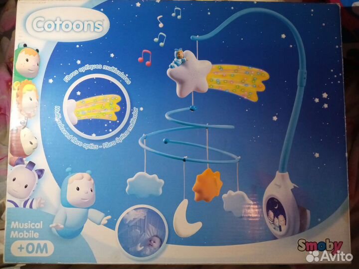 Мобиль Cotoons Smoby (Франция)