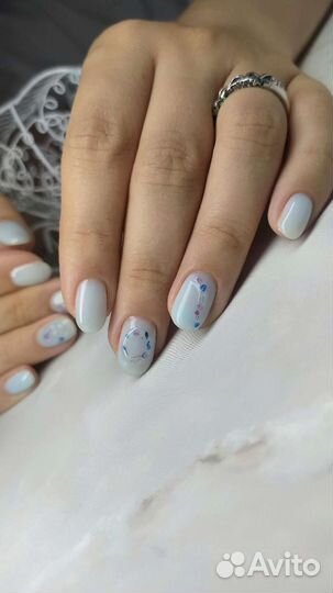 Маникюр с покрытием гель-лак, педикюр kart