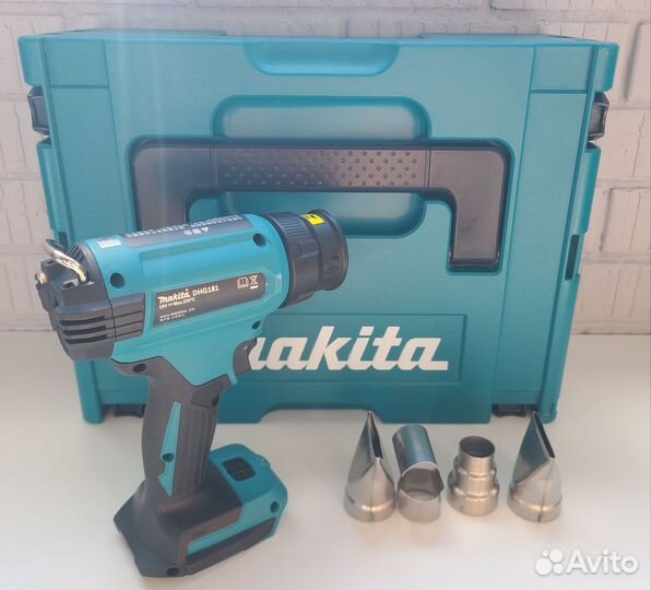 Аккумуляторный строительный фен Makita DHG 181ZK