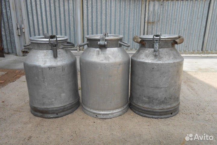 Фляга алюминиевая бу 40л,20л