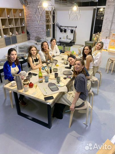 День рождение в гончарной мастерской