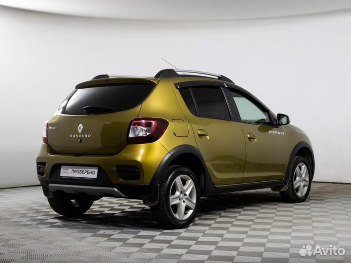 Renault Sandero Stepway 1.6 AT, 2016, 139 000 км