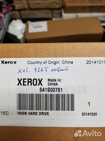 Винчестер HDD xerox 4265 3635 641s00781 новый