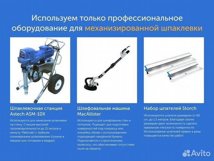 Шпаклевка. Механизированная шпаклевка