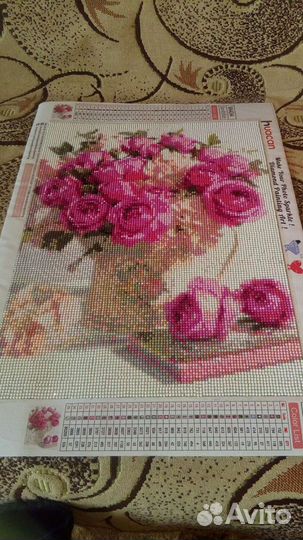 Букет алмазная мозаика