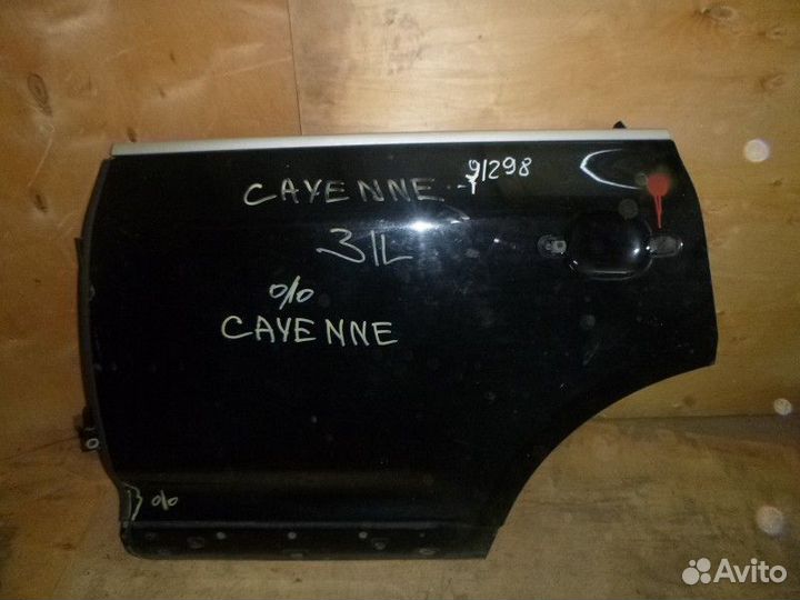 Дверь задняя левая porsche cayenne 2003-2010