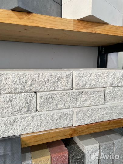 Кирпич облицовочный гиперпрессованный Белый снежок