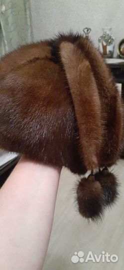 Шапка норковая женская бу