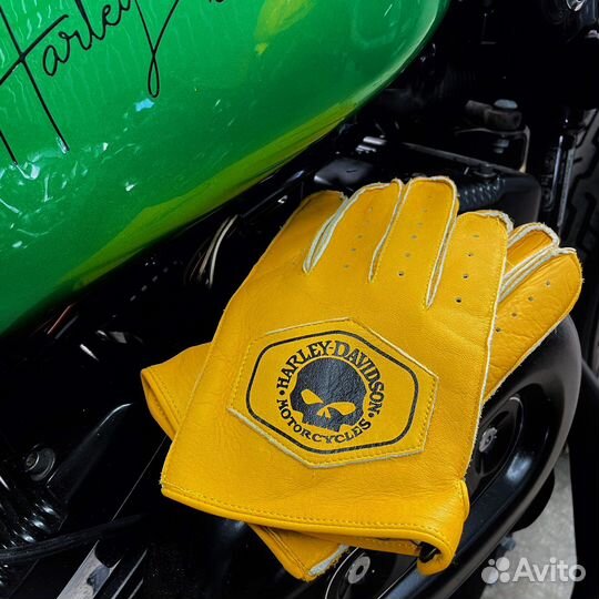 Перчатки кожаные мотоциклетные