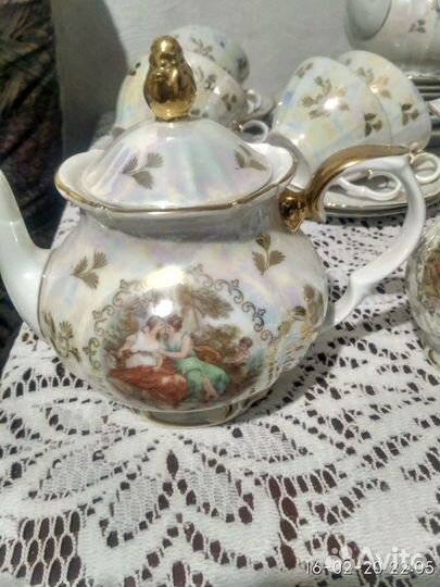 Сервиз чайный Мадонна Королевский гдр