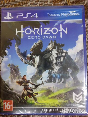 Игры для Sony PS 4. Horizon zero dawn, Uncharted 4