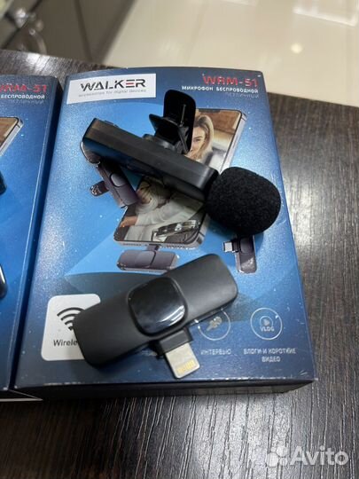Беспроводной микрофон петличка Walker WRM-51
