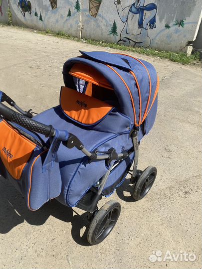 Коляска 3 в 1 индиго