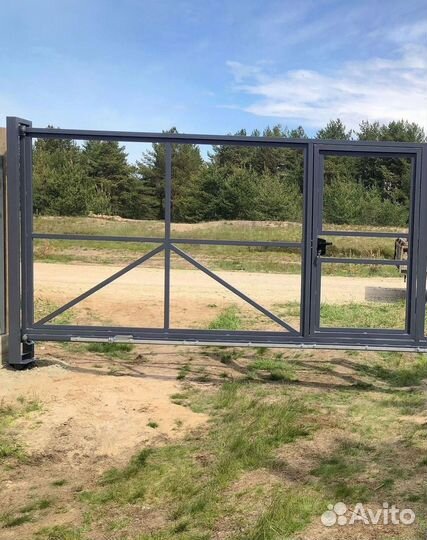 Каркас откатных ворот установи сам