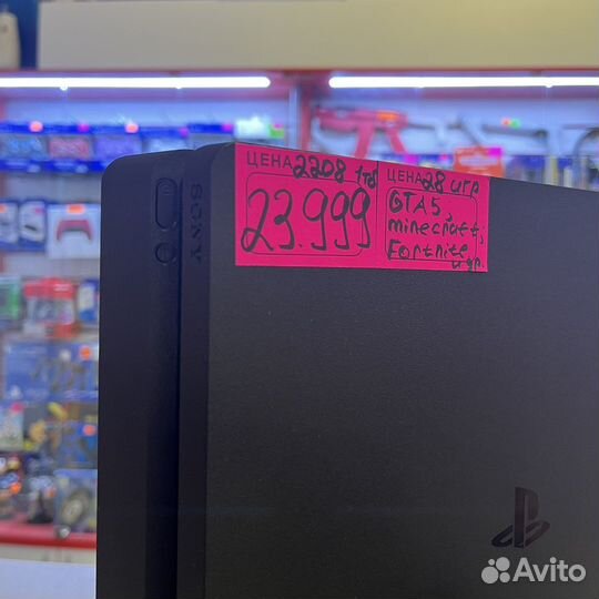 Ps4 slim 1tb 2208 28 игр